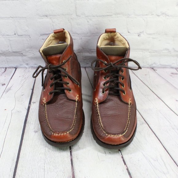 LL BEAN Allagash Bison Handsewns Chukka Bootie Boots Size 11 EE - Picture 5 of 9